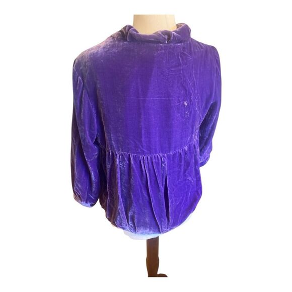 LAL Purple Velvet Women's Jacket - Picture 4 of 11